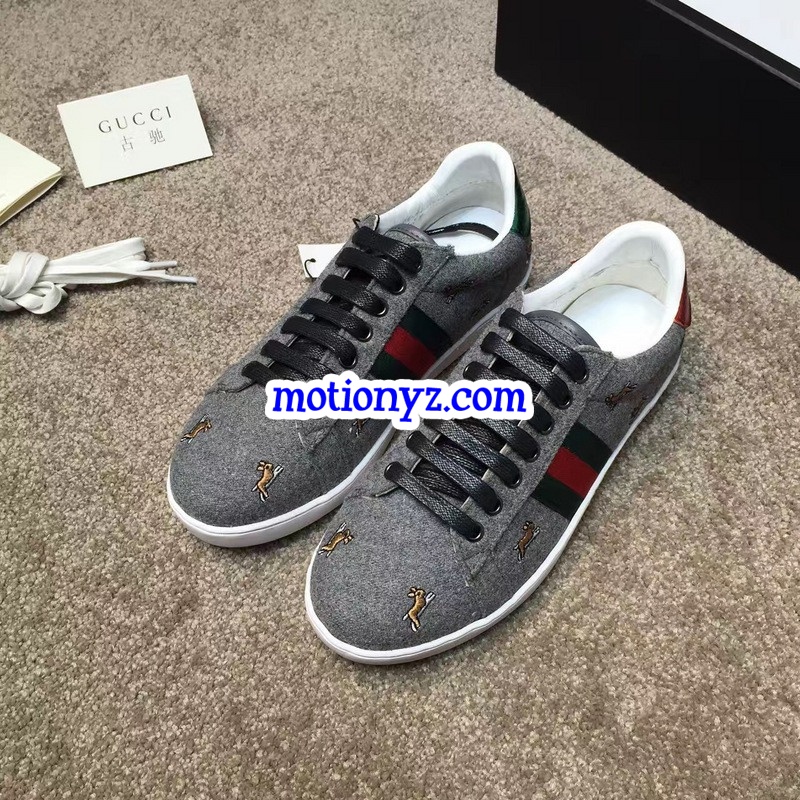 GC Ace Embroidered Sneaker Low Top Grey